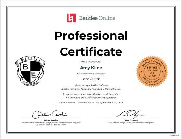 Berklee Diploma